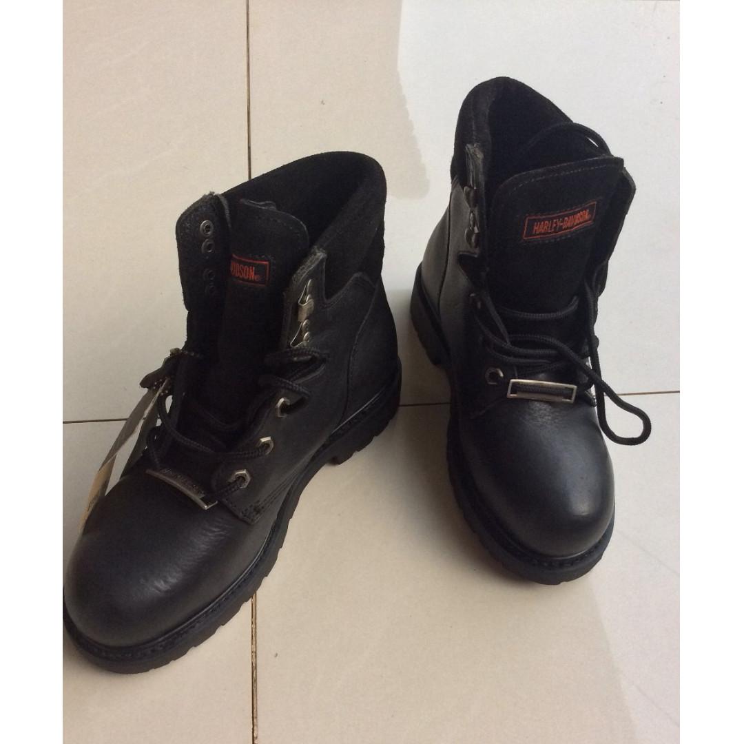 Sepatu Boots Harley Davidson Fesyen Pria Sepatu Sepatu Boot Di Carousell