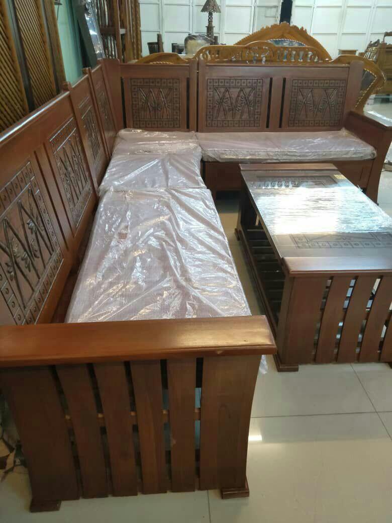 SET RUANG TAMU JATI ORIGINAL PELBAGAI DESIGN, Furniture & Home Living