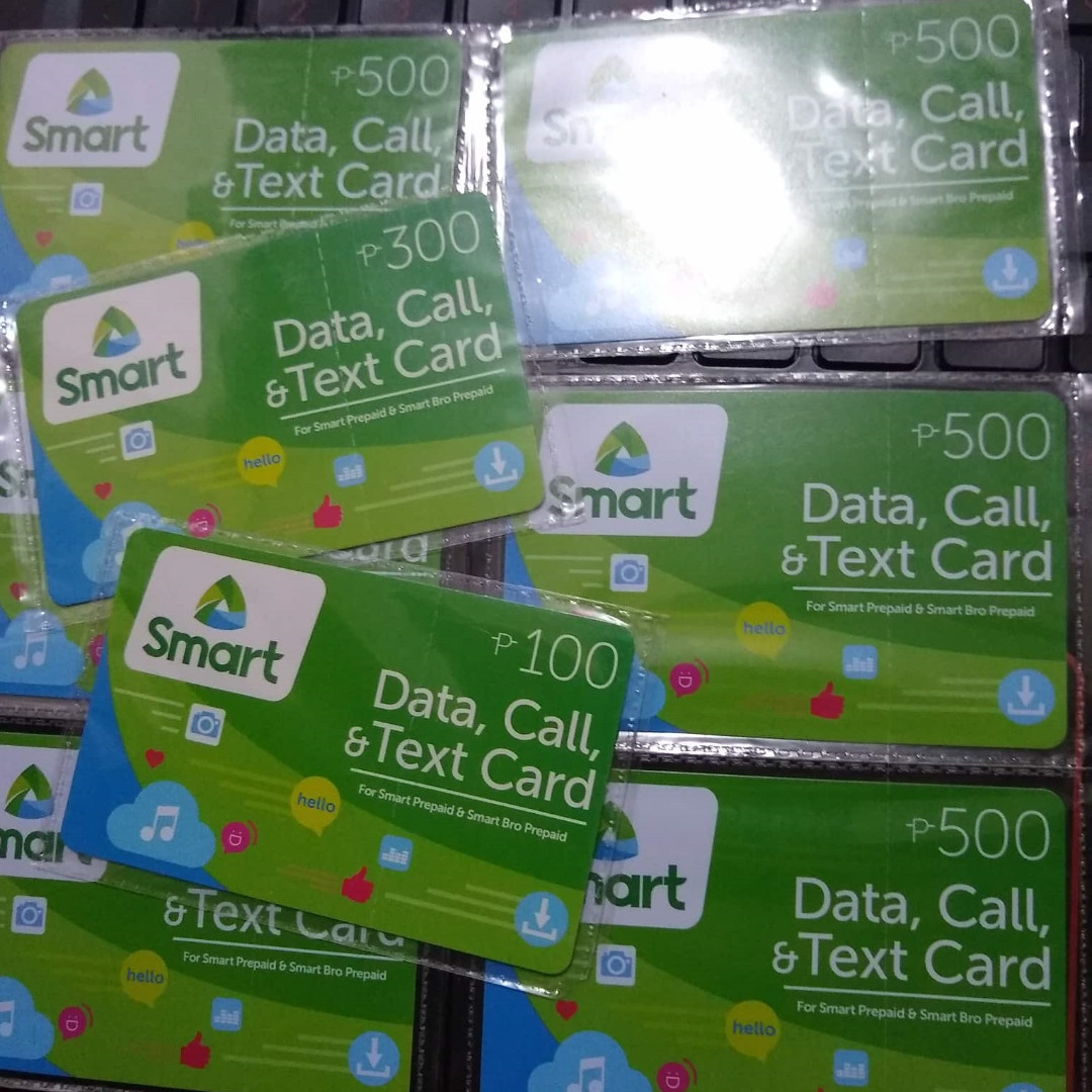 Smart Prepaid Load Cards 3400 Mobile Phones Tablets Others On