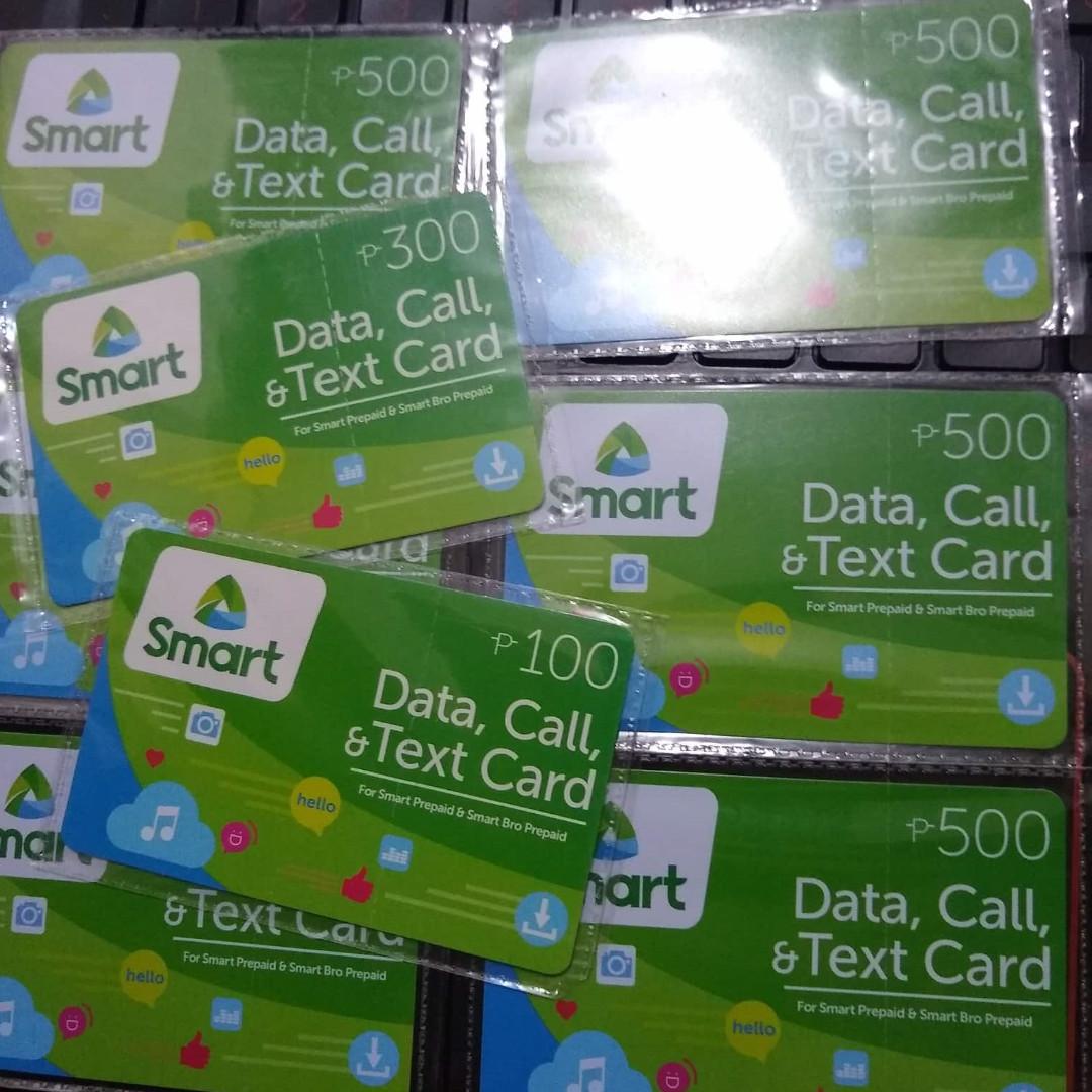 Smart Prepaid Load Cards 3400 Mobile Phones Tablets Others On