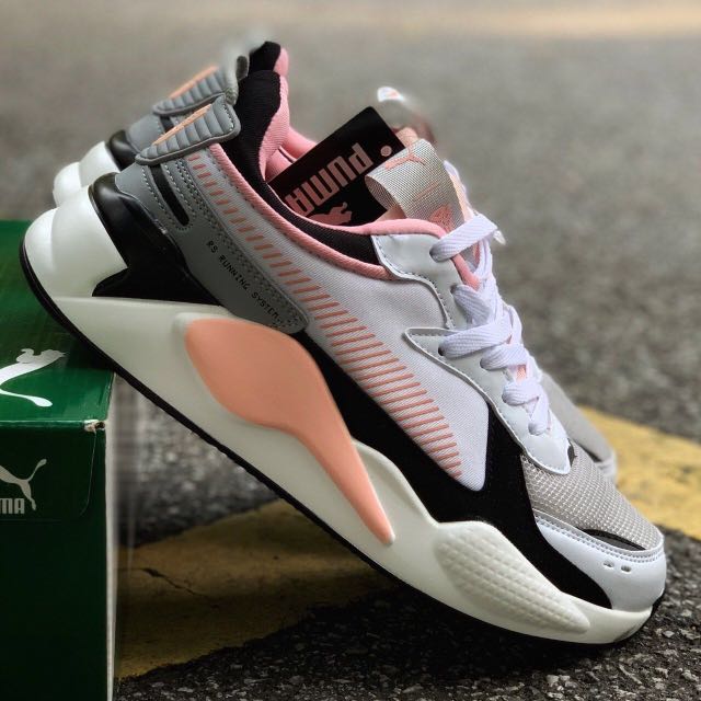 puma rsx white pink