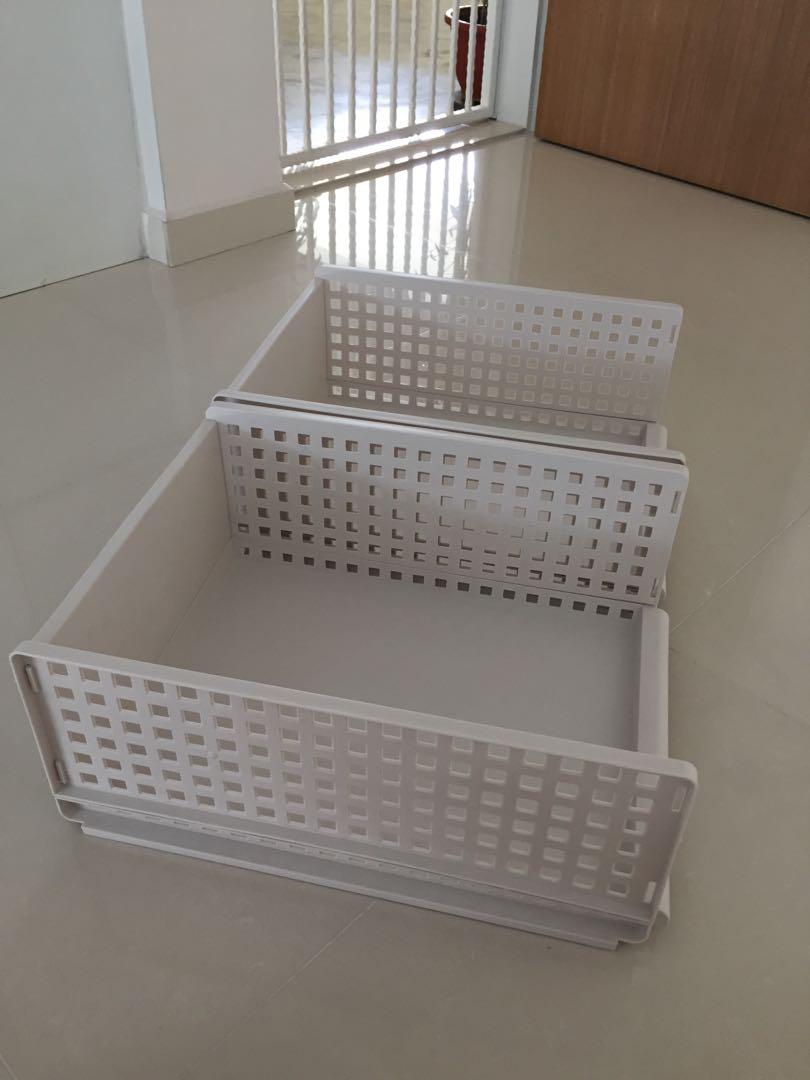 Storage Rack (Category: Everything Else) located in Singapore. Submitted by greenchy (Listing ID 239956232, Image 3). Description: Bought, assembled. But end up didn’t use. Not suitable. Size for one rack: Length: 42cm Width: 32.5cm Height: 17.5cm Selling $10 for both Collect at West Area .