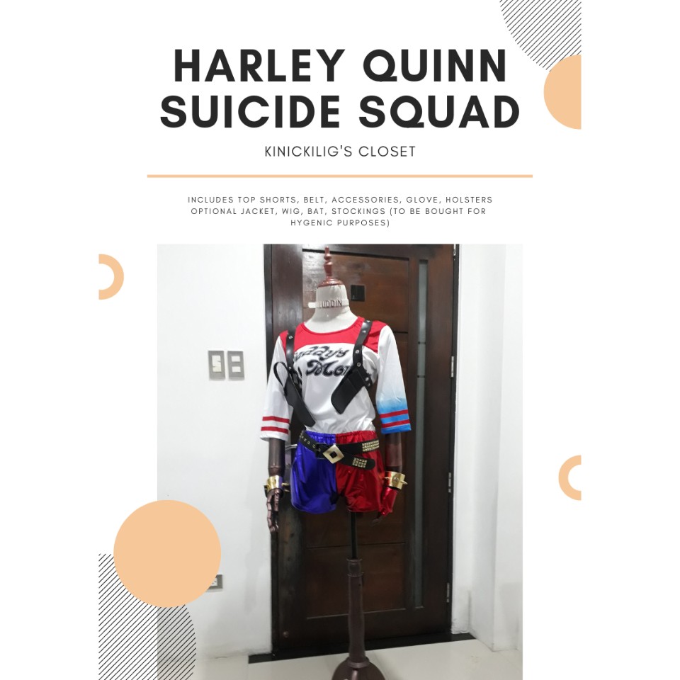 Suicide Squad Harley Quinn Costume Adult FOR RENT, Women's Fashion