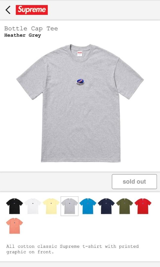 supreme bottle cap tee white
