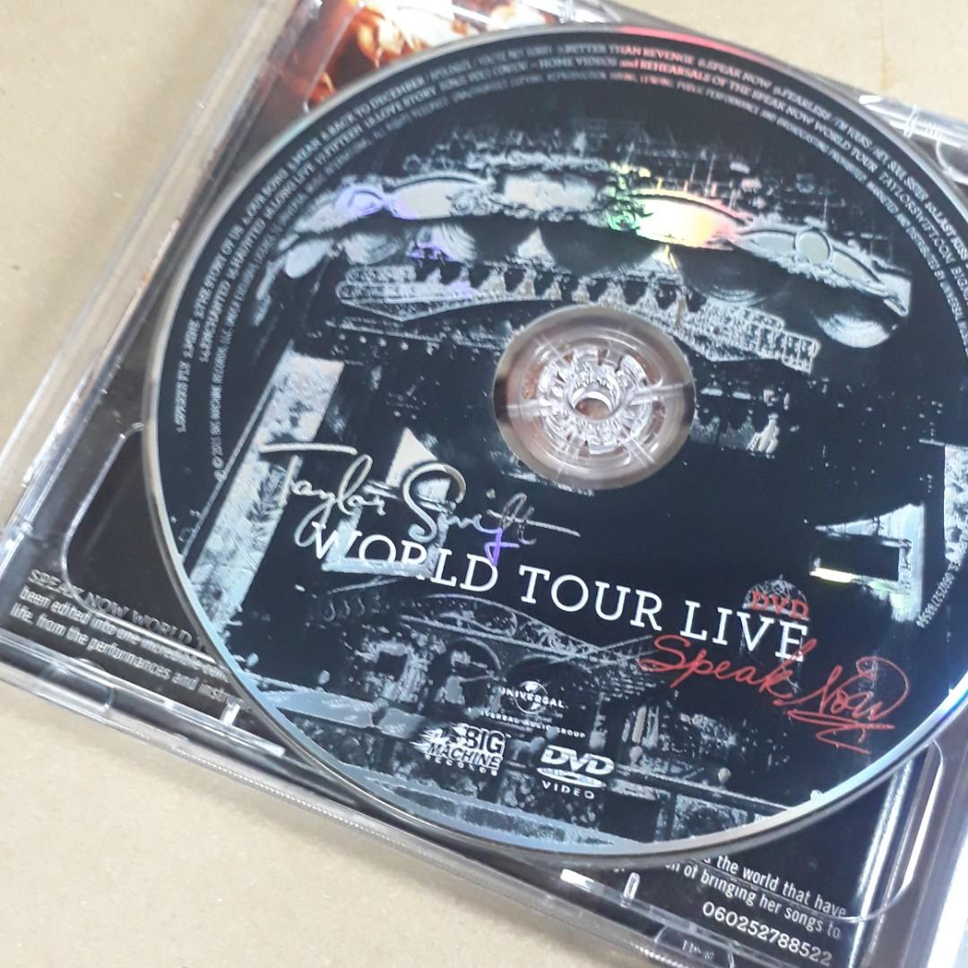 Taylor Swift Speak Now World Tour Live CD+DVD, Hobbies & Toys, Music & Media, Music Accessories on Carousell Taylor Swift Speak Now World Tour Live CD+DVD, Hobbies & Toys, Music & Media, Music Accessories on Carousell