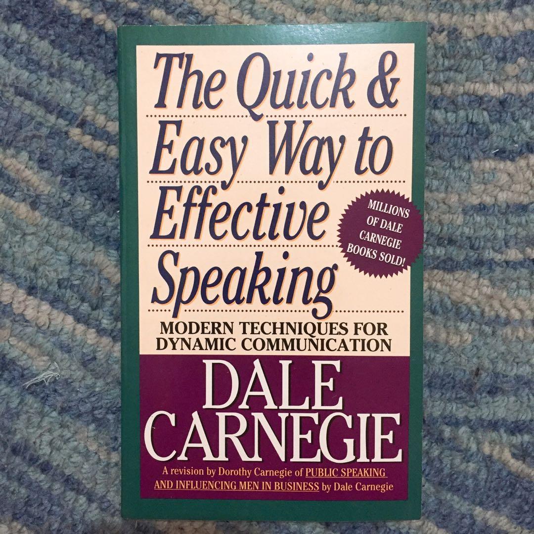 The Quick Easy Way To Effective Speaking Books Books On Carousell