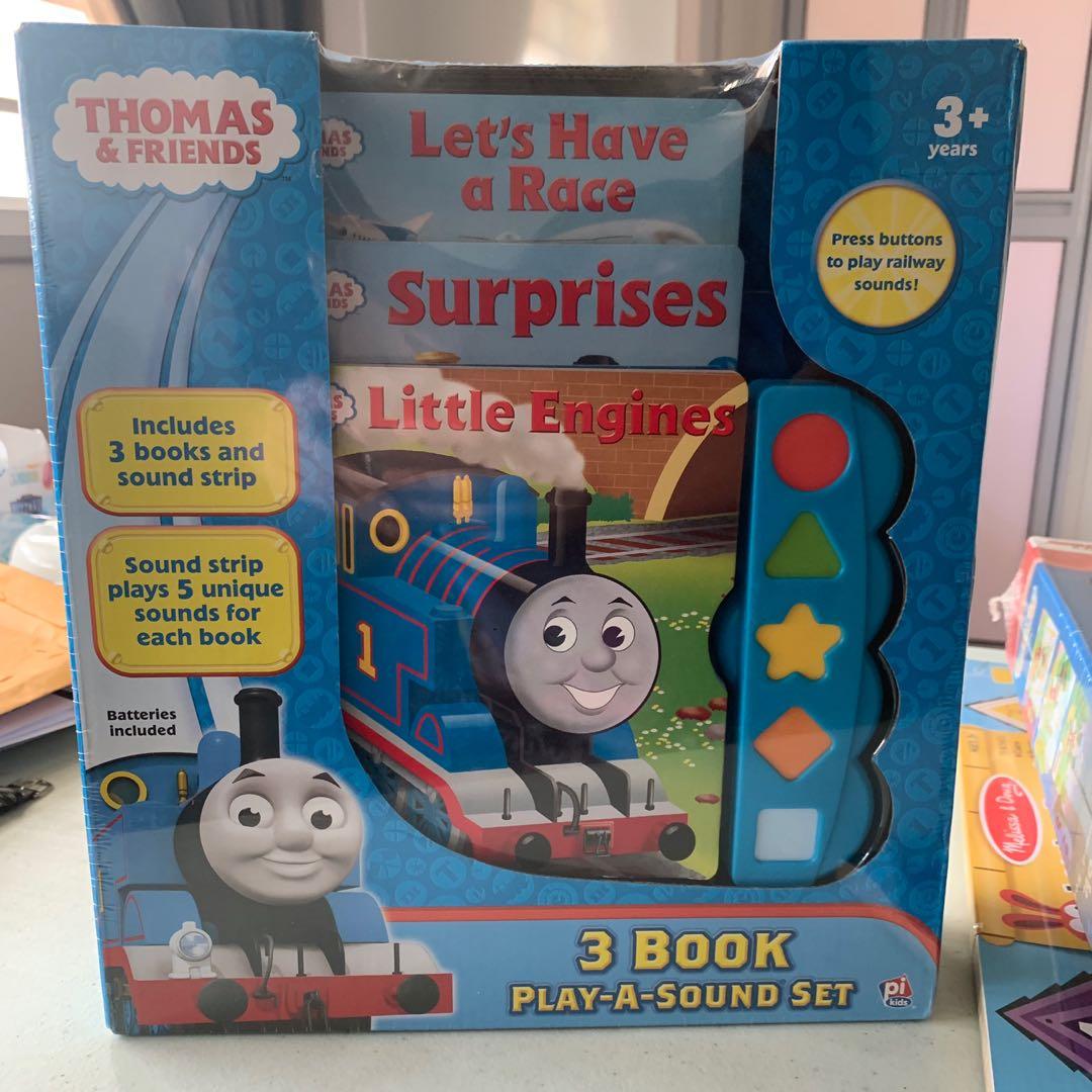 thomas and friends play a sound book