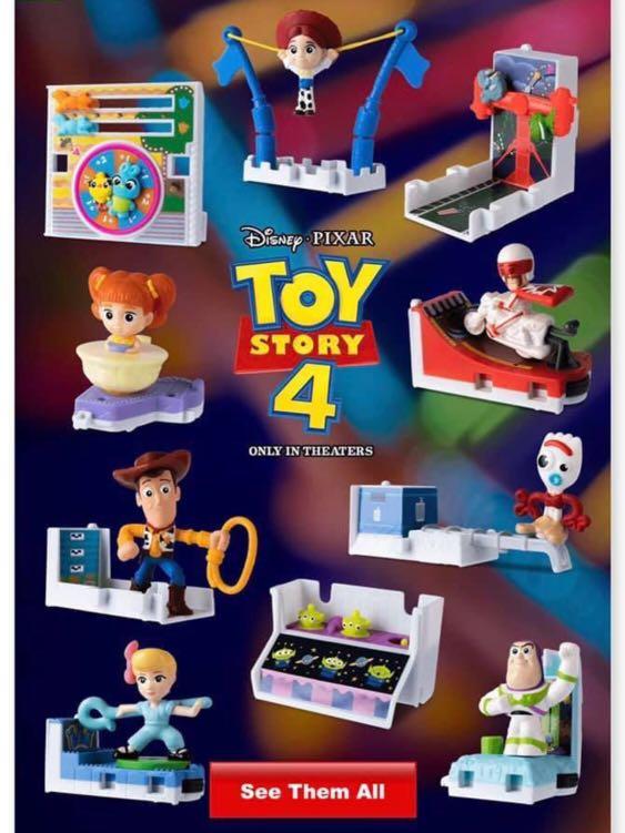 Mcdonalds toy story 4 shop toys in order