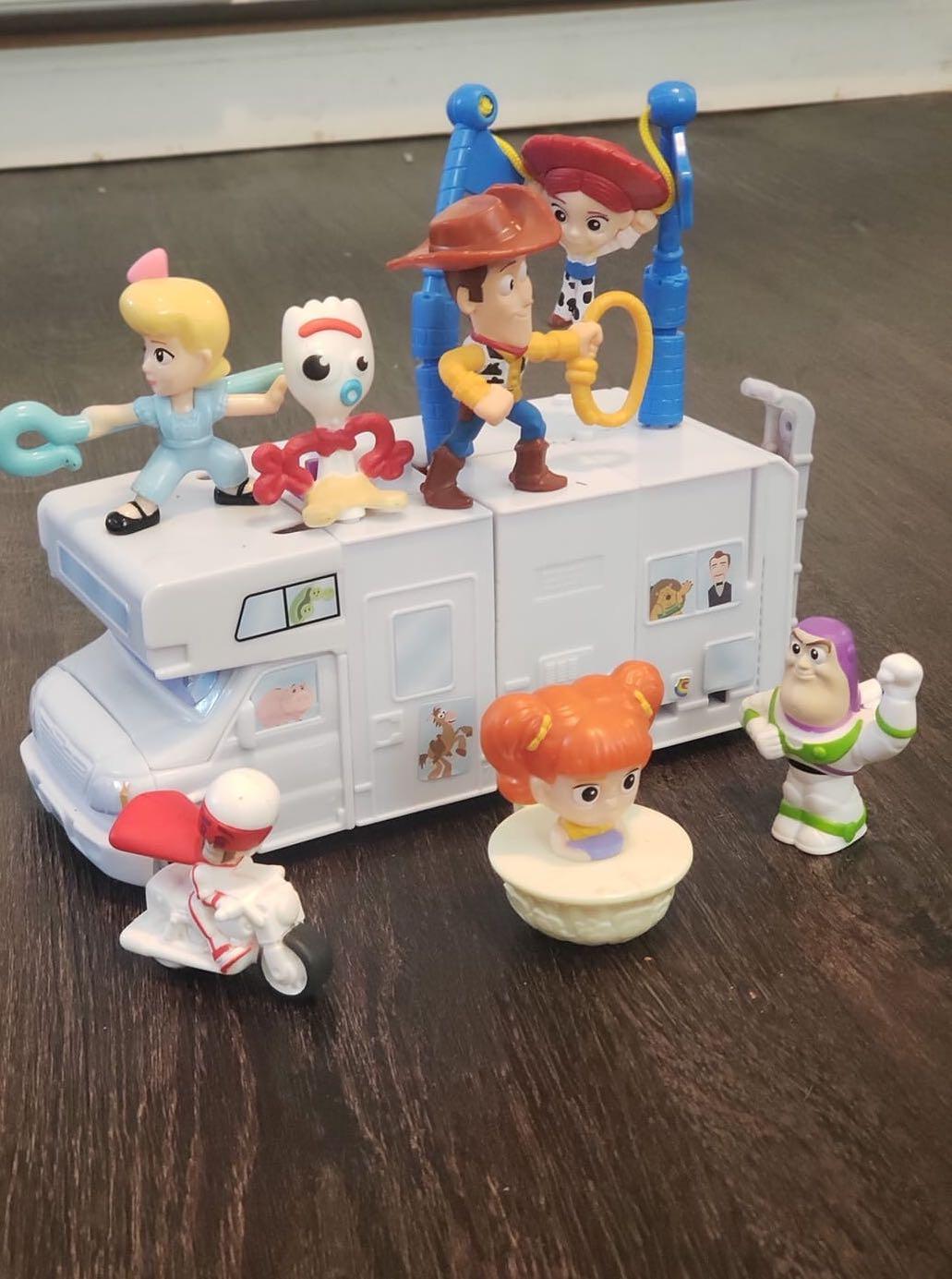 2019 McDONALD'S TOY STORY 4 HAPPY MEAL TOYS COMPLETE 10 PIECE SET! 