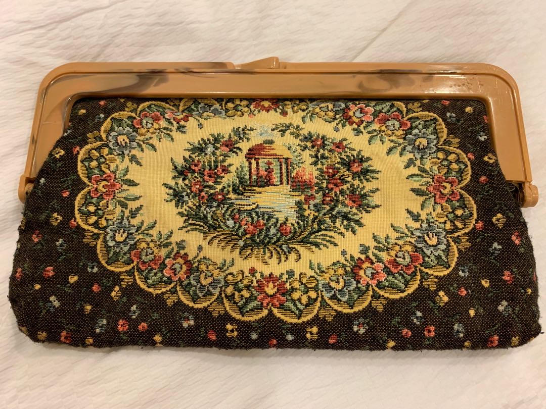 Vintage Petit Point Clutch Purse Women S Fashion Bags Wallets Purses Pouches On Carousell