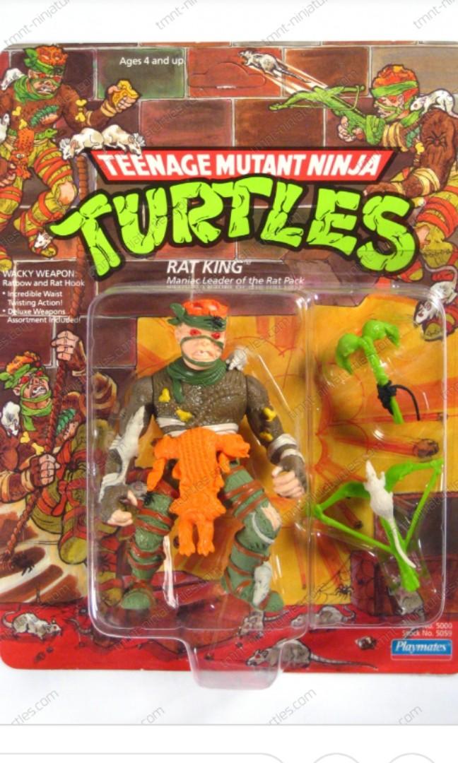 1989 TMNT Rat King Vintage Teenage Mutant Ninja Turtles Action Figure rat king 