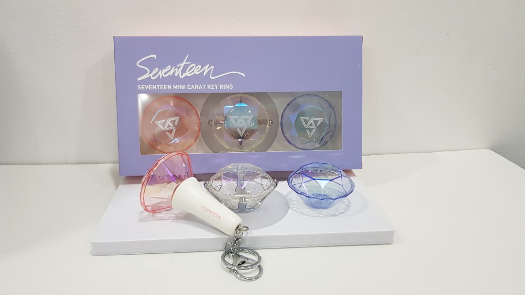 Wts All Reserved Seventeen Mini Carat Key Ring Hobbies Toys Memorabilia Collectibles K Wave On Carousell