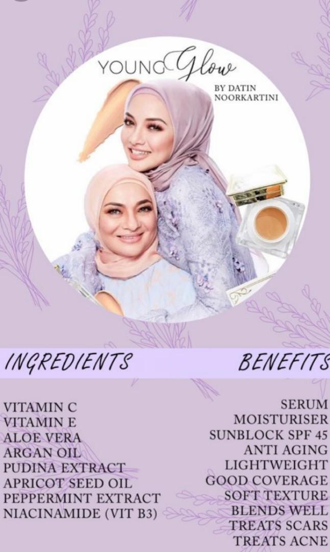 Young Glow Foundation Health Beauty Face Skin Care On Carousell