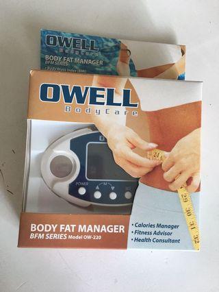 Owell body fat manager
