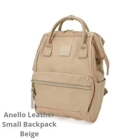 anello mini faux leather backpack ATELIER ATM1032, BE, One Size Fashion Anello Faux Leather Backpack ANELLO