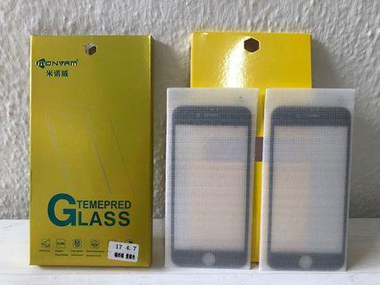 IPhone 6/7 Black Tempered Glass Screen Protecter