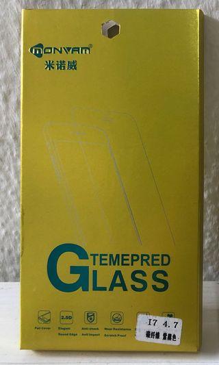 IPhone 6/7 Black Tempered Glass Screen Protecter