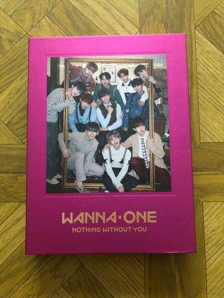 WANNA ONE NOTHING WITHOUT YOU ALBUM w/ poster