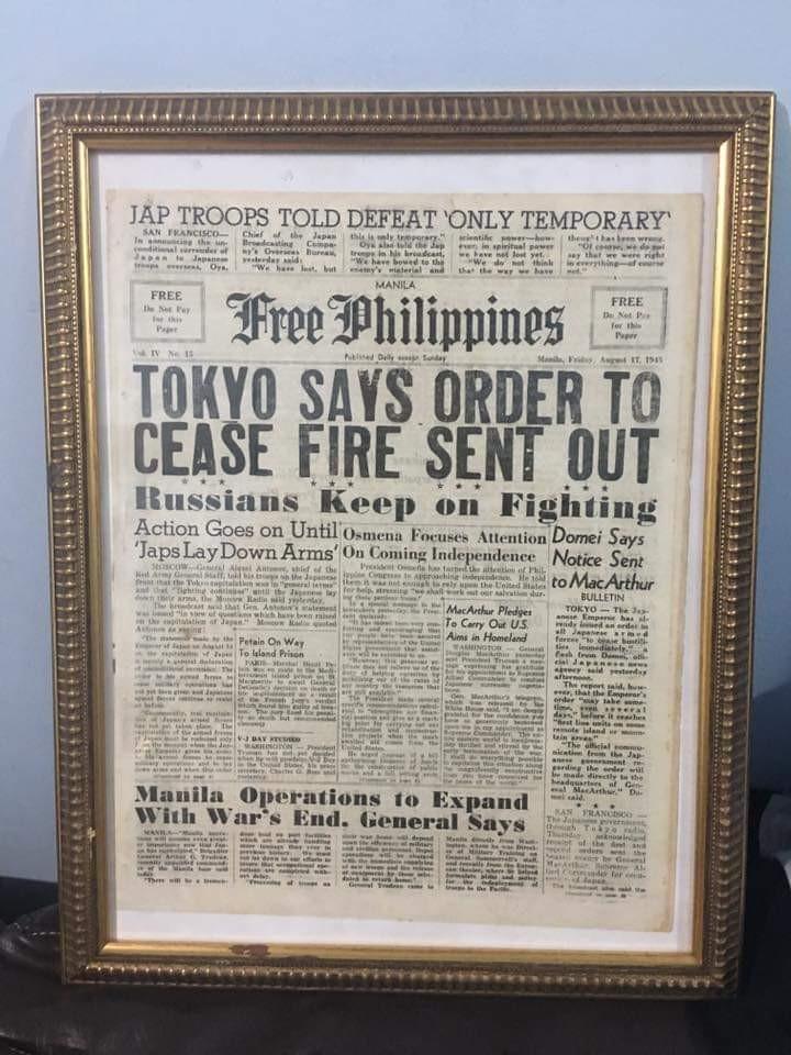 1945 WW2 era Newspapers (Category: Magazines) located in Makati City. Submitted by doodsvac (Listing ID 240148235, Image 2). Description: Ww2 era newspapers. 2200 each For more interesting items, please visit and like https://web.facebook.com/EdMos302309.