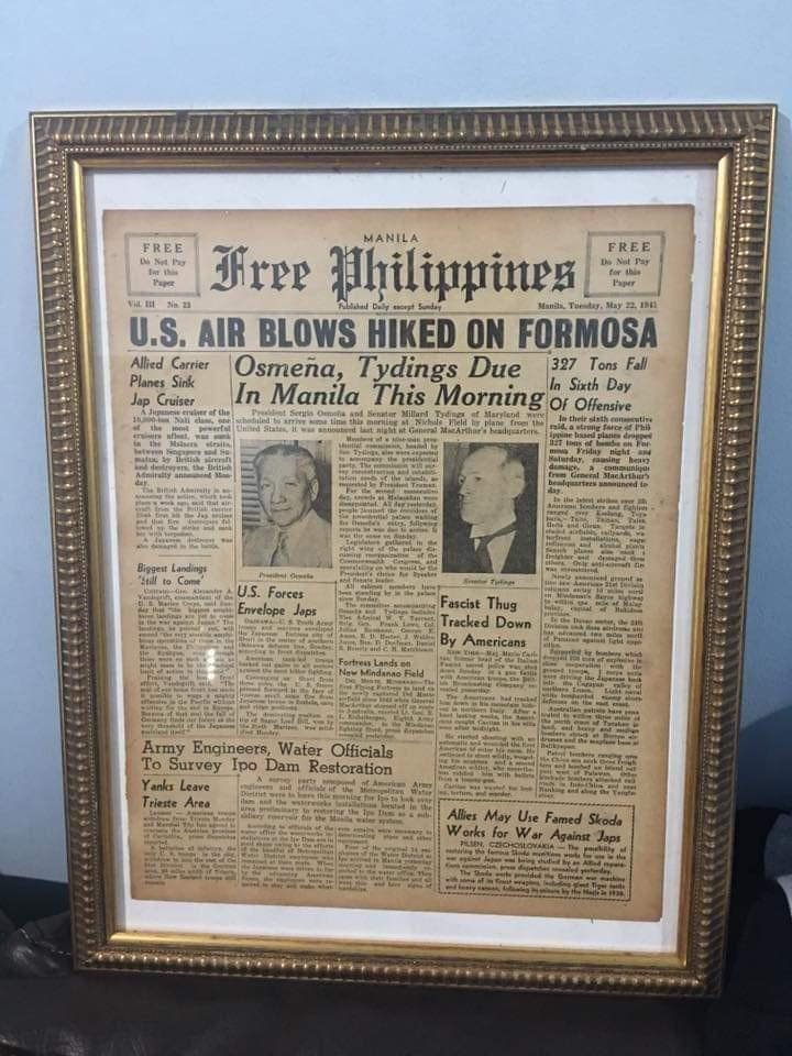 1945 WW2 era Newspapers (Category: Magazines) located in Makati City. Submitted by doodsvac (Listing ID 240148235, Image 3). Description: Ww2 era newspapers. 2200 each For more interesting items, please visit and like https://web.facebook.com/EdMos302309.