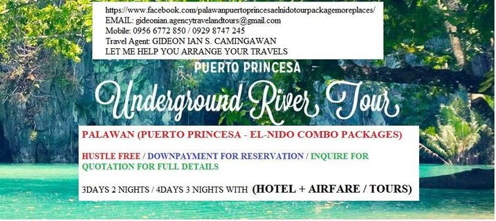 Palawan Tour Package All(El Nido-Puerto Princesa) 3D2N 4D3N wD Airfare