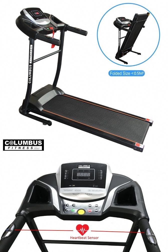 2.5HP Columbus fitness S600 motorised treadmill