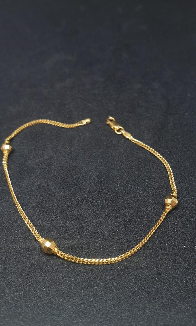 916 gold bracelet for ladies