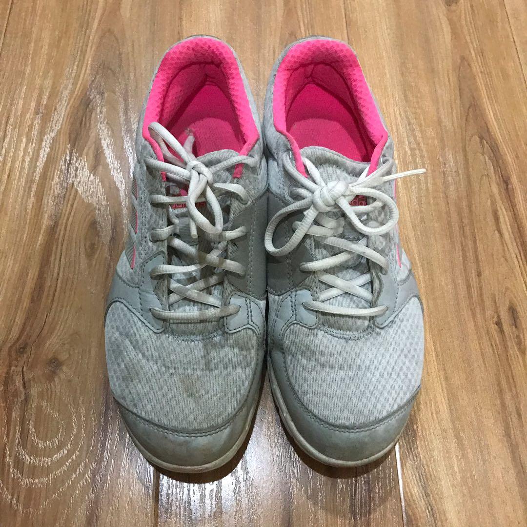 Adidas grey and pink sport shoes Women s Fashion Footwear