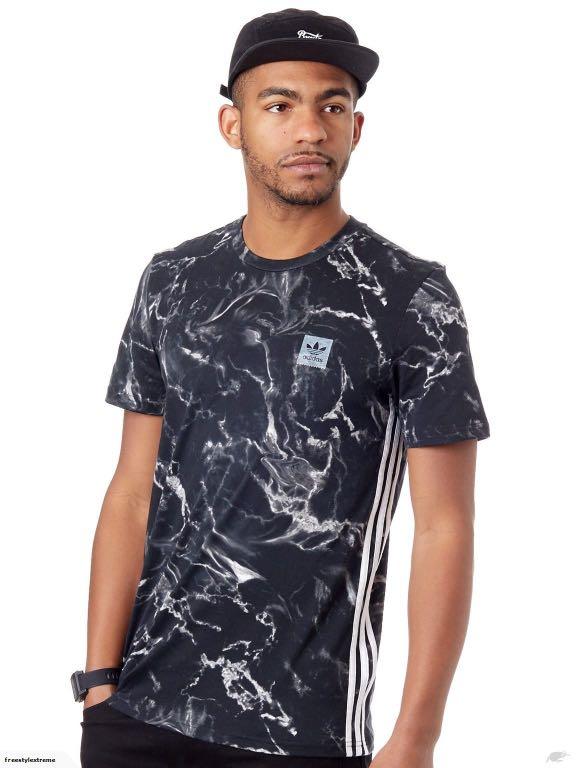Adidas marble stripe hotsell tee