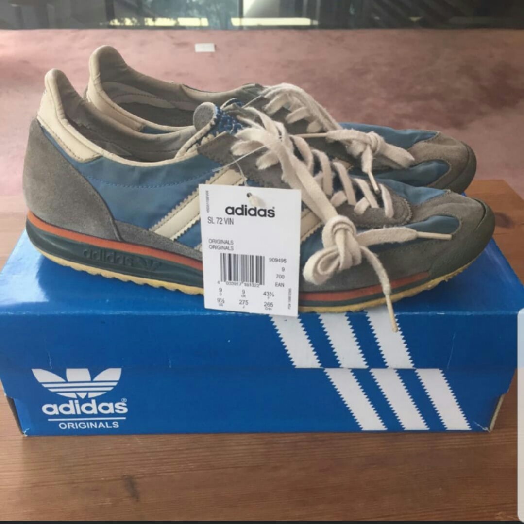 Adidas SL 72 size 43 Original, Fesyen Pria, Sepatu , Sneakers di Carousell