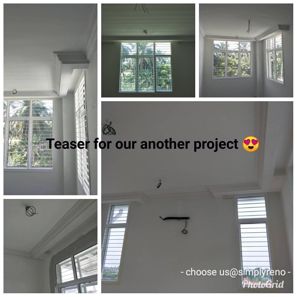 Affordable Minimalist Plaster Ceiling, Furniture & Home Living, Home