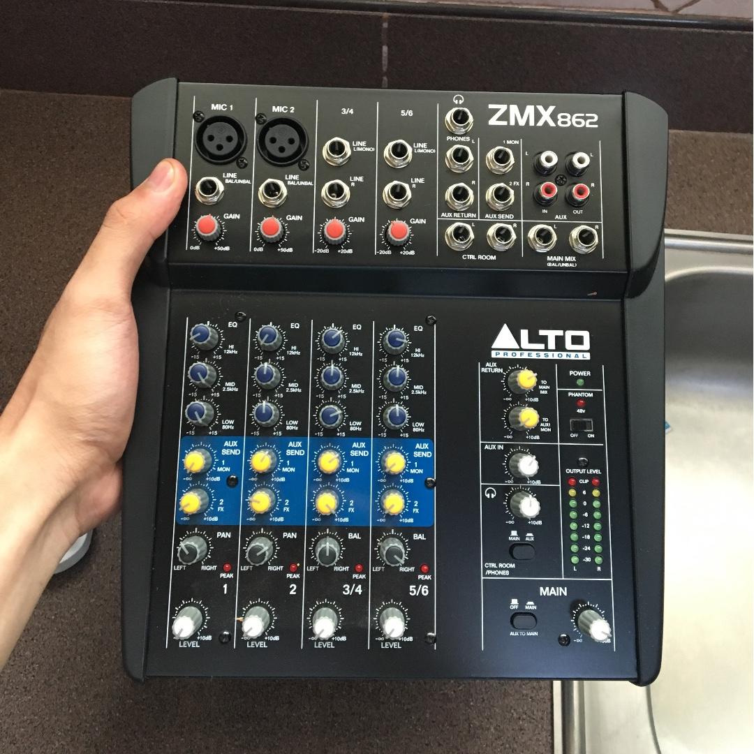 Alto Zmx 862 6 Channel Mixer Electronics Others On Carousell