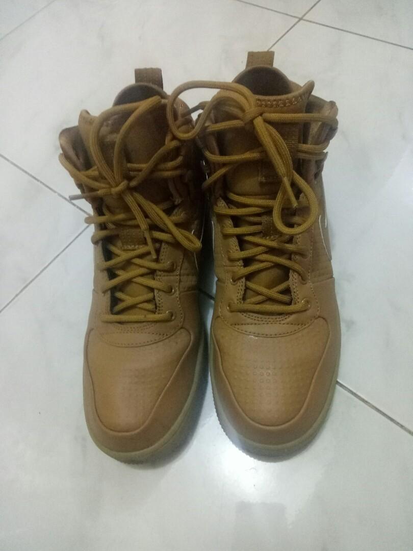 nike high cut brown