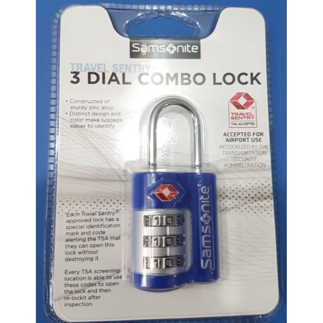 samsonite travel sentry lock