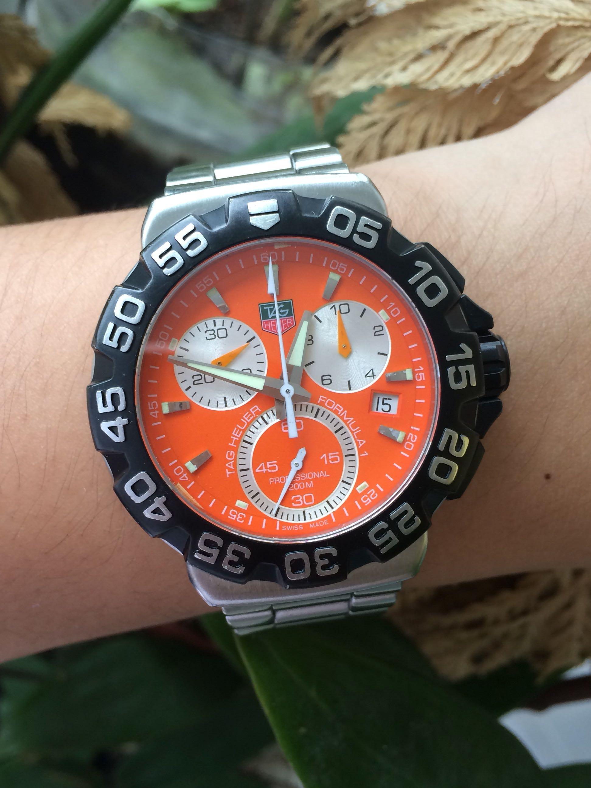 Authentic Tag Heuer Formula 1 Alonso Chronograph Luxury Watches