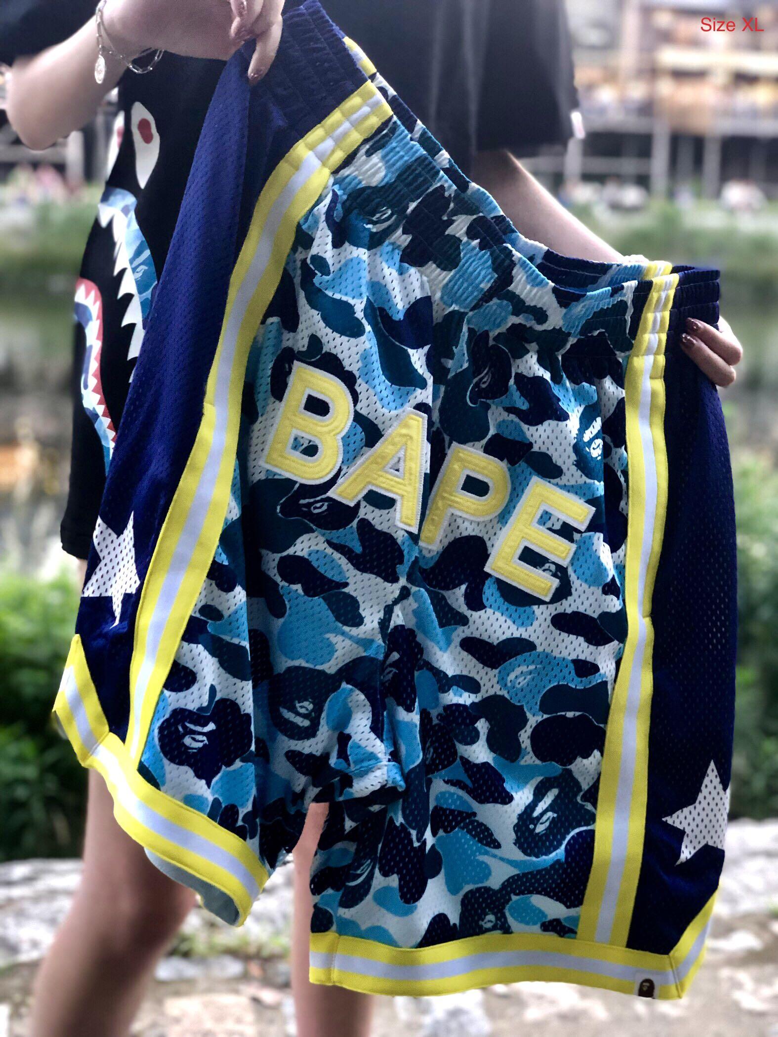 Bape Abc Basketball Sweat Shorts Men S Fashion Clothes Bottoms