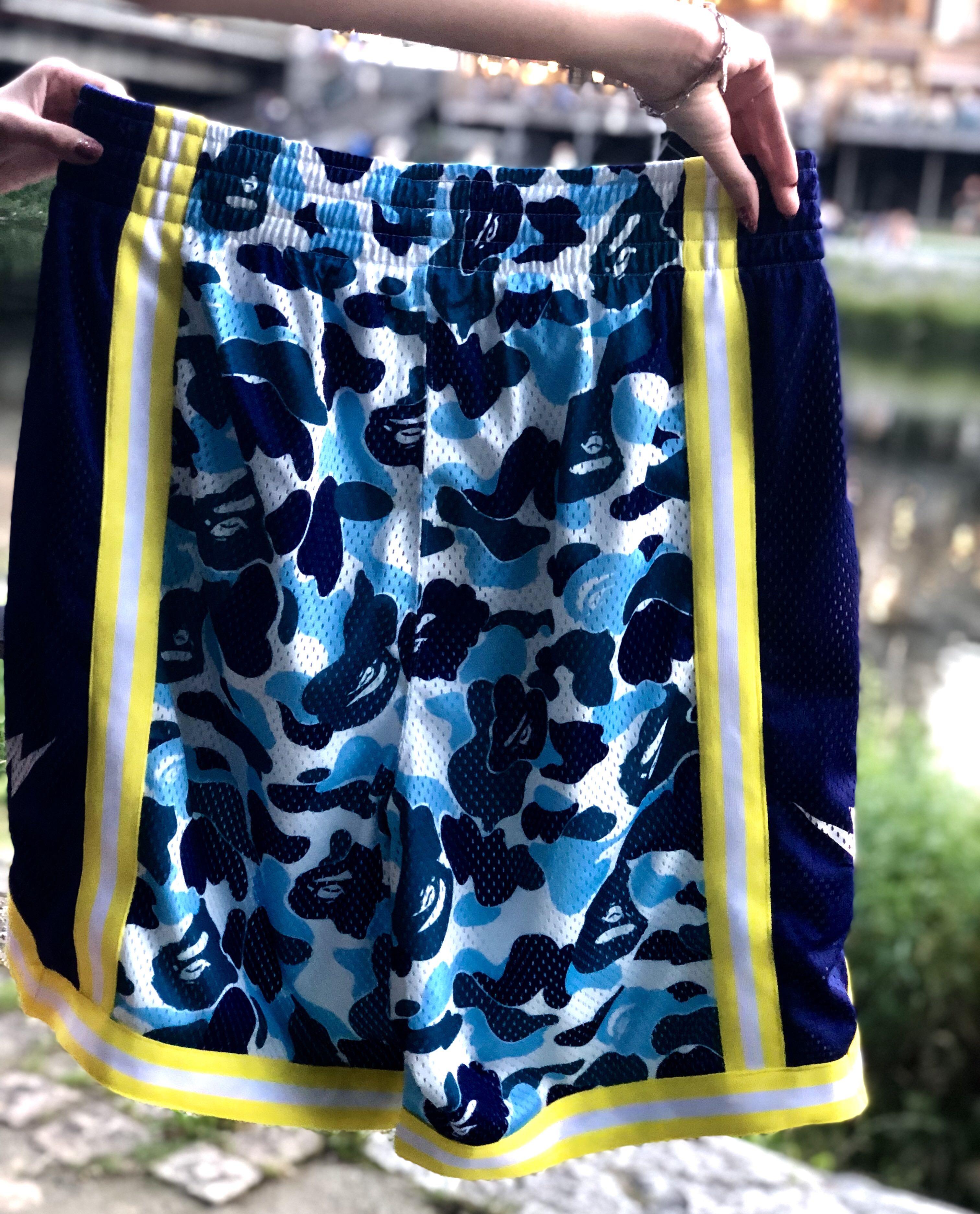 Bape Abc Basketball Sweat Shorts Men S Fashion Clothes Bottoms