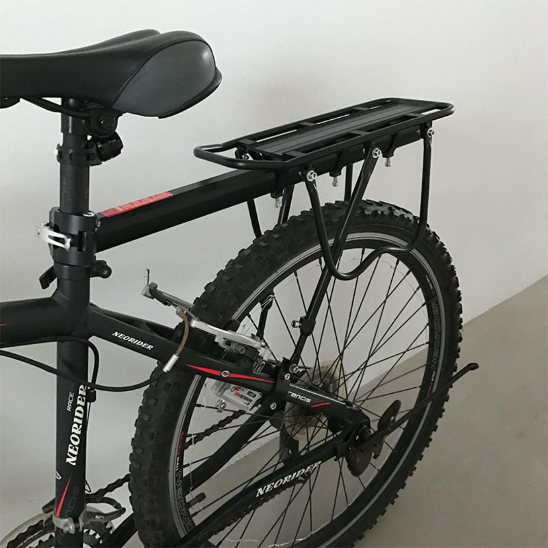 Bicycle Adjustable Rear Rack | Bike Rear Cargo Seat Rack, Bicycles ...