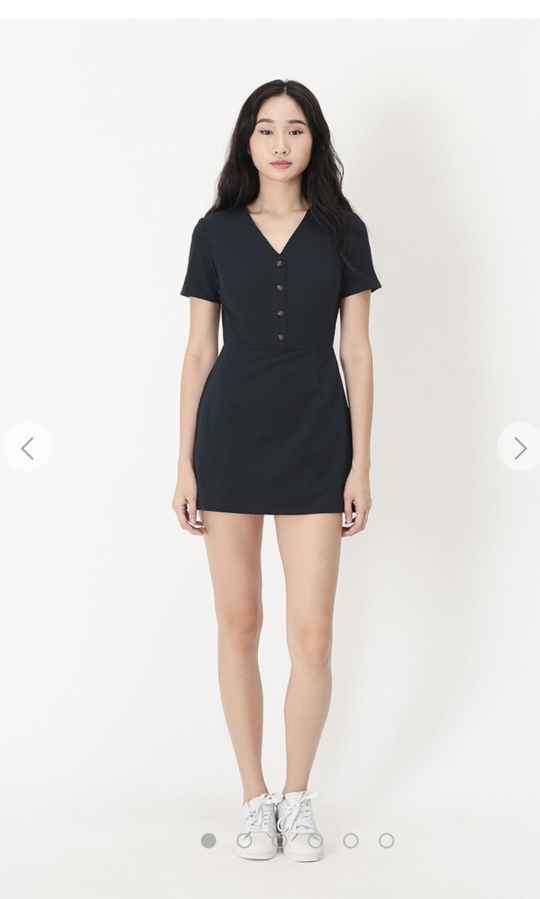 V neck romper dress Clearance