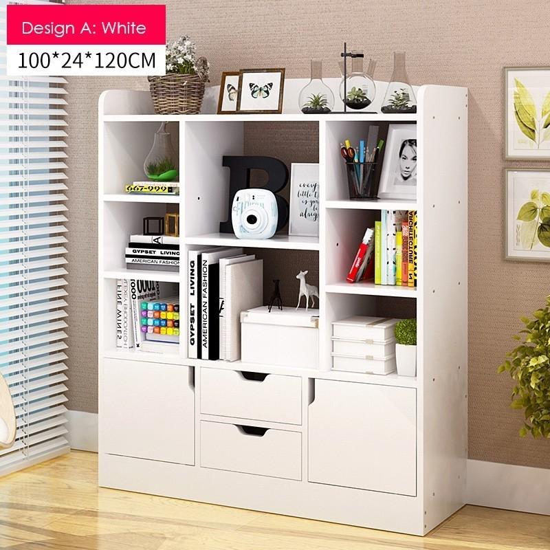 Book Shelf With Bottom Cabinet Furniture Shelves Drawers On