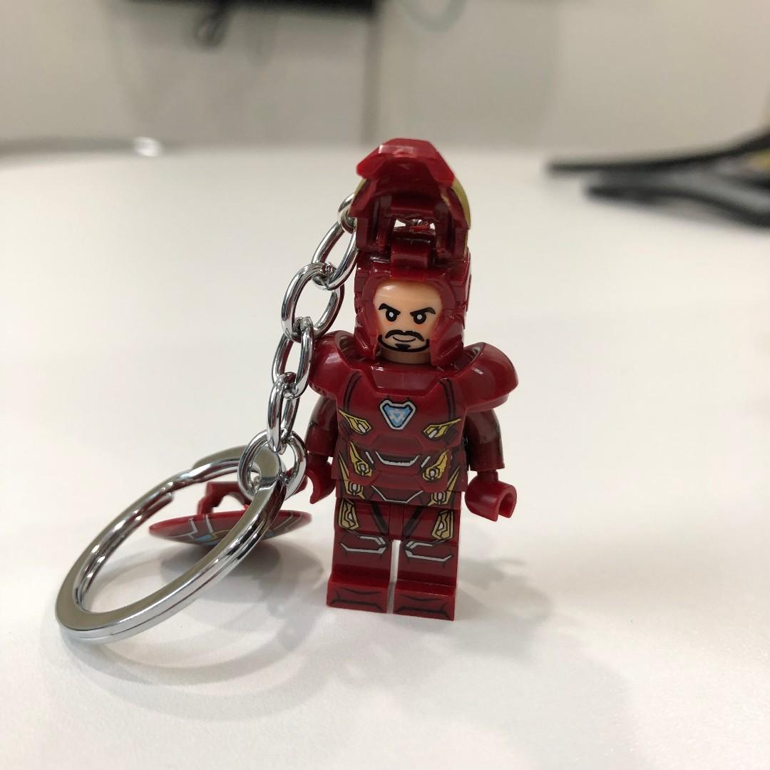 lego iron man keychain