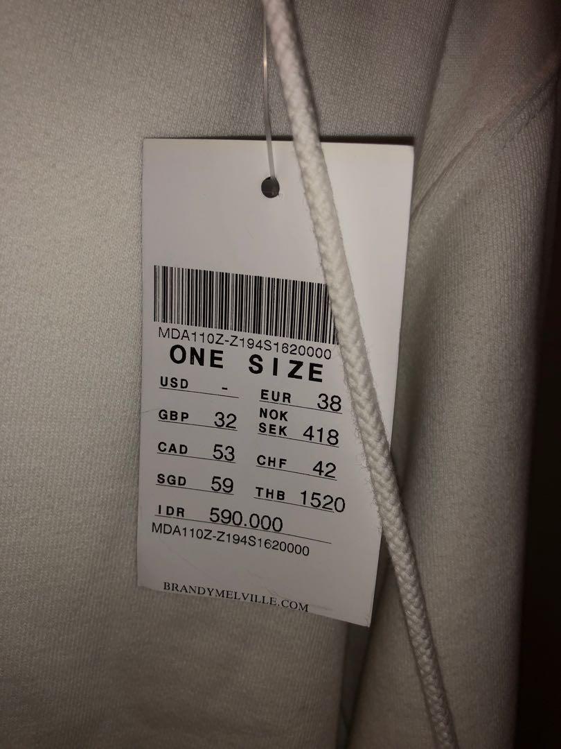 White jacket brandy melville hotsell
