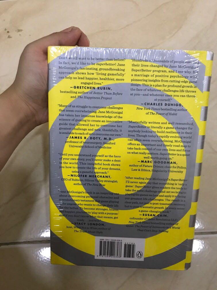 Buku Import Super Better Motivational Book Books Stationery