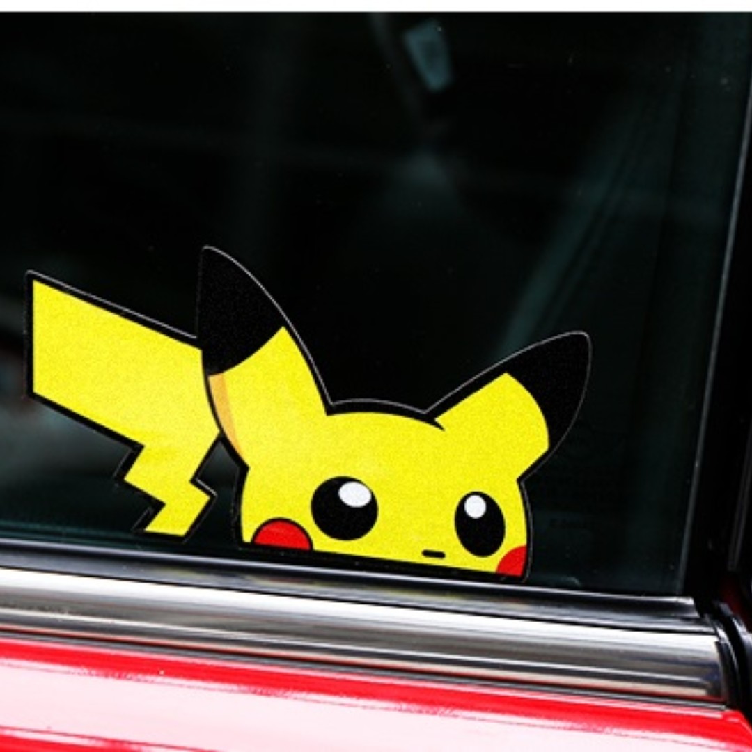 CAR DECALS STICKERS DECAL PIKACHU POKEMON WINDSCREEN Car