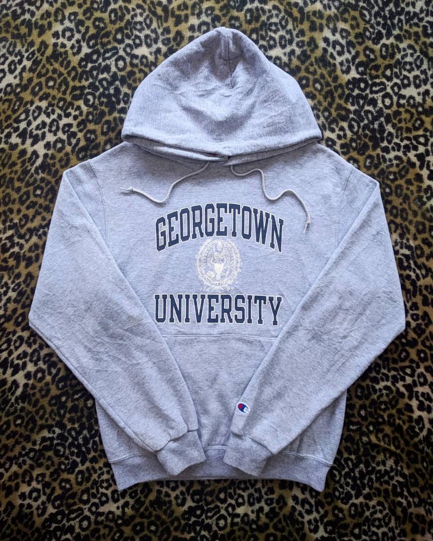 Champion Georgetown University Hoodie Men s Fashion Tops Sets