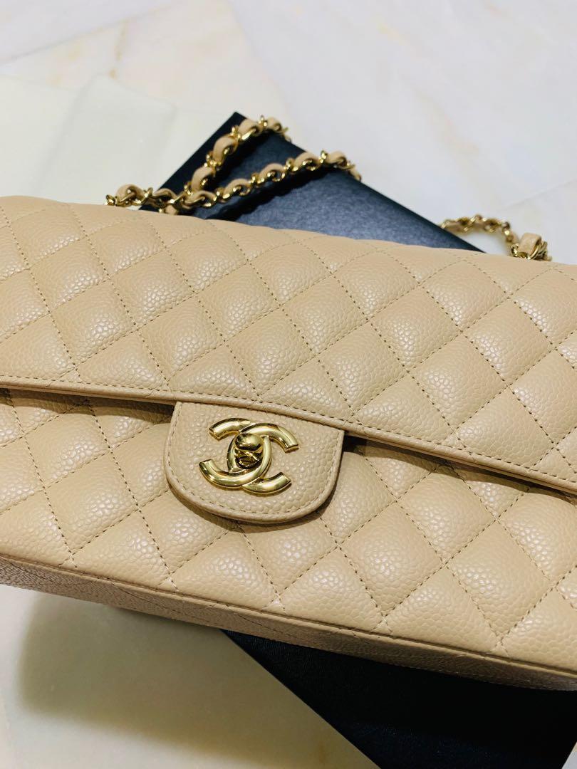 Chanel classic beige discount medium