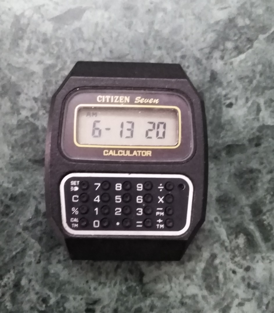 Citizen calculator sale watch