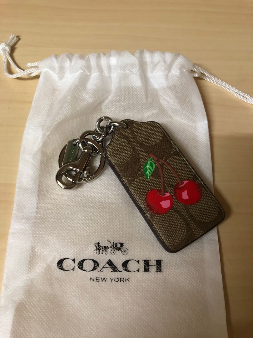 Coach Cherry Bag Charm, Women's Fashion, Bags & Wallets, Purses ...