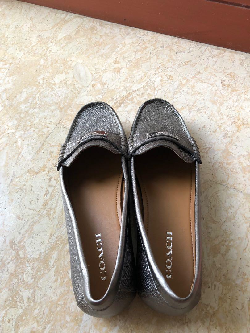 COACH New York Fredrica Loafer Pewter