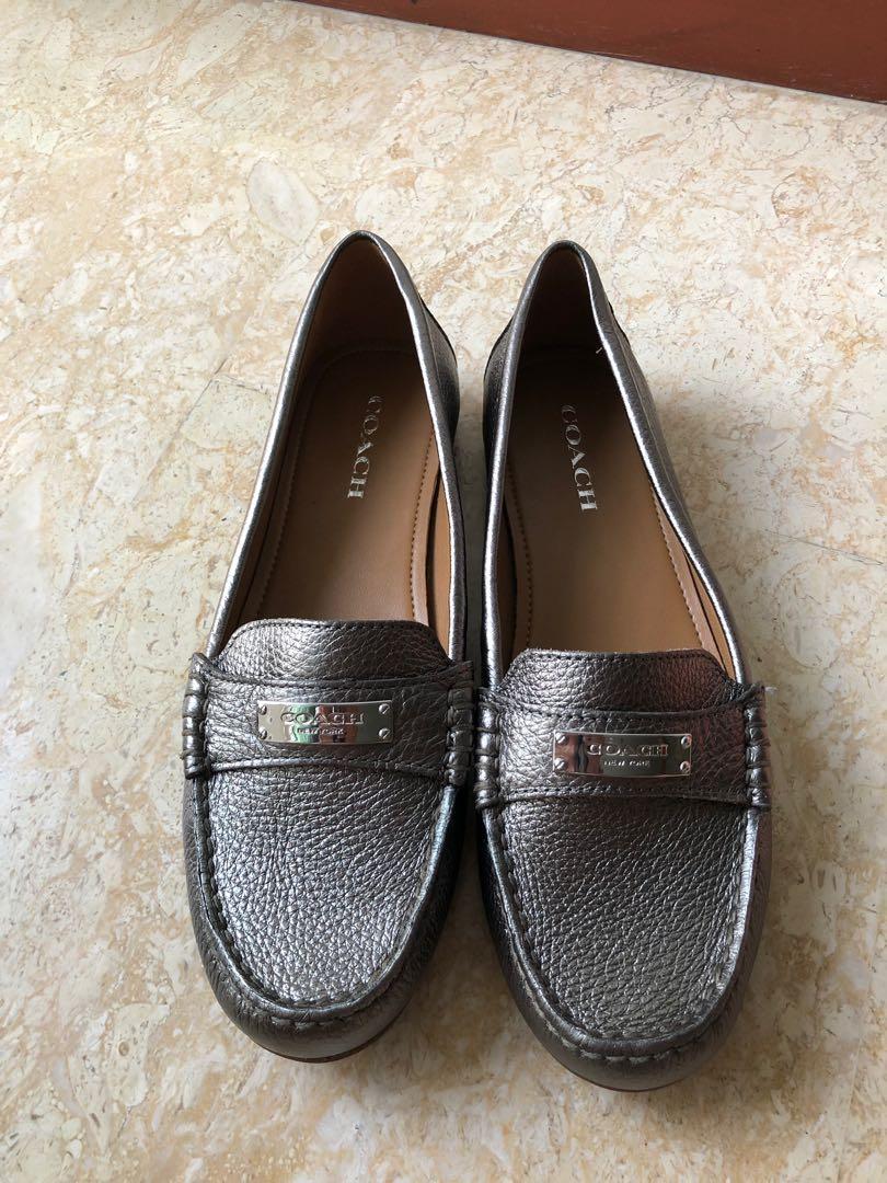 COACH New York Fredrica Loafer Pewter
